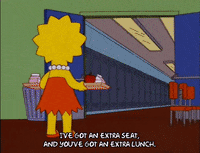 lisa simpson millhouse van houten GIF