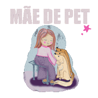 Golden Retriever Mãe Sticker