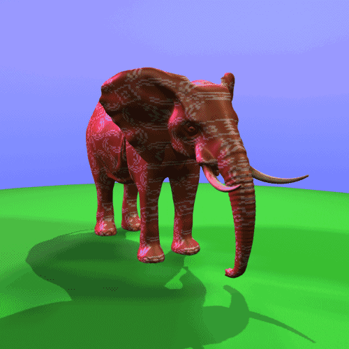 elephant pattern GIF
