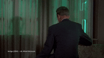 Jimmy Stewart in Vertigo