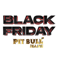Black Friday Pitbull Sticker by Pit Bull Jeans