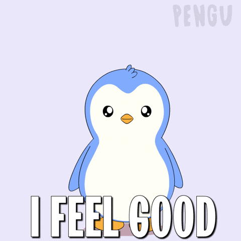 Happy Good Vibes GIF by Pudgy Penguins
