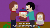 scared stan marsh GIF by South Park 