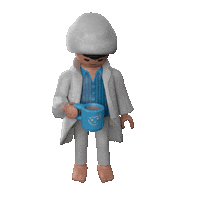 Tired Coffee Sticker by PLAYMOBIL