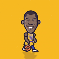 Magic Johnson Nba GIF by Loogart