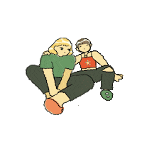 Best Friends Love Sticker by Nuriamartgon
