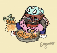 Art Rabbit GIF