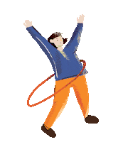 Happy Girl Sticker by Summorie