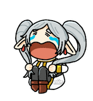 Sad Magic Sticker by JenChibi