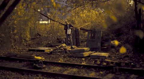 boydestroy giphygifgrabber fire musicvideo homeless GIF