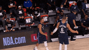 High Five Dallas Mavericks GIF by NBA