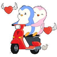 I Love You Heart Sticker by Pudgy Penguins