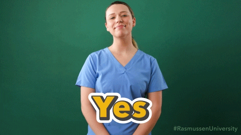 Nurse Yes GIF by Rasmussen University