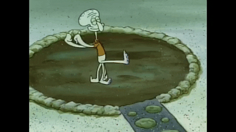 okaled giphygifmaker dancing spongebob squidward GIF