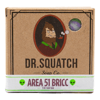 Area 51 Aliens Sticker by DrSquatchSoapCo
