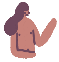 Girl Doodle Sticker by Sara Maese