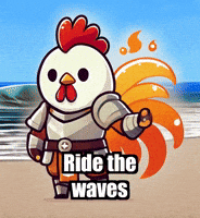 Wisdom Ride The Waves GIF by Zorooster