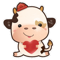 I Love You Heart Sticker by Mediacorp SG