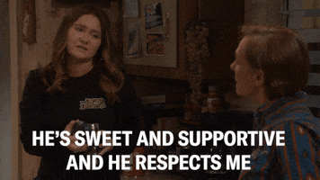 Emma Kenney Shrug GIF by ABC Network