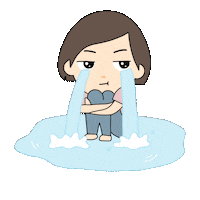 Sad Broken Heart Sticker