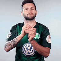 Renato Steffen Reaction GIF by VfL Wolfsburg