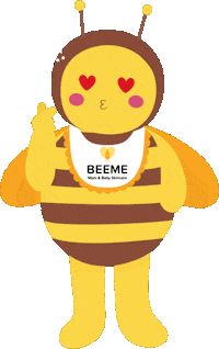 Bee Terimakasih Sticker by BEEME - Mom & Baby Skincare