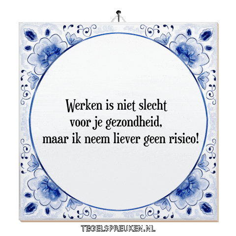 Humor Teamwork Sticker by Tegelspreuken.nl