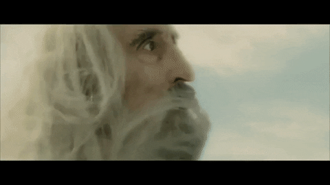 kittypurry giphygifmaker lotr the lord of the rings saruman GIF