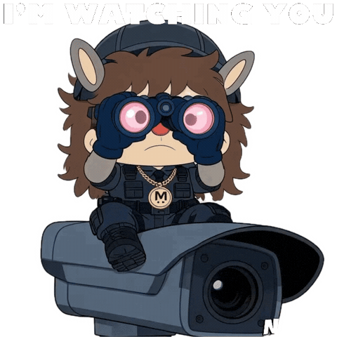 Suspicious I See You Sticker