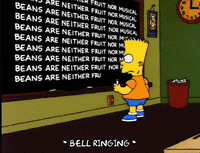 season 6 bart chalkboard GIF