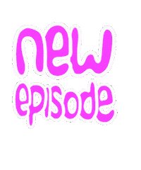 Pink Text Sticker