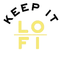 lofiaperitifs lofi aperitifs lo-fi aperitifs keep it lo-fi keep it lofi Sticker