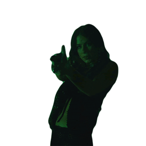 Pew Pew Shoot Sticker by Kassi Ashton