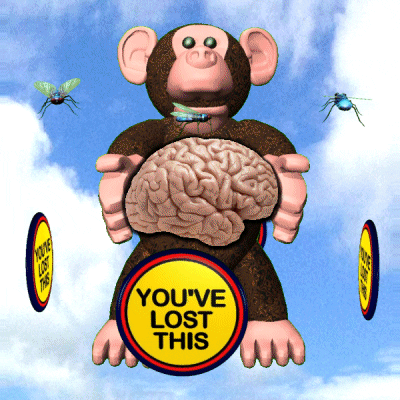 Brain Dead Monkey GIF