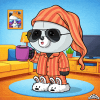 Sleepy Good Morning GIF by PandaPals
