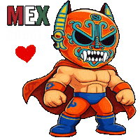 Lucha Libre Wwe Sticker by Guerrero Maya
