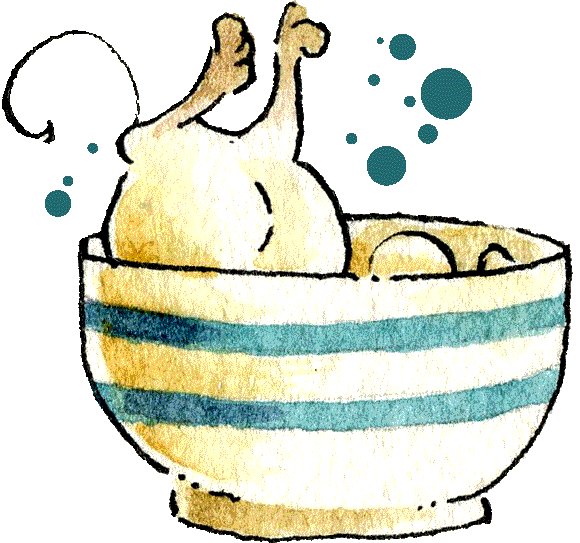 Mouse Bowl Sticker by Linouspots