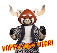 Happy New Year Ox Sticker