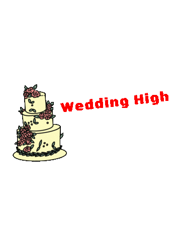wedding_high_movie giphyupload happy movie wedding Sticker