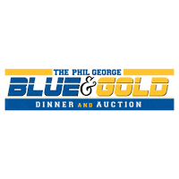 Blue And Gold Sticker by Angelo State University