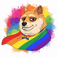 Proud Digital Art GIF by Doge Pound