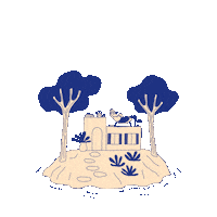 Summer Sleep Sticker by TINYCOTTONS