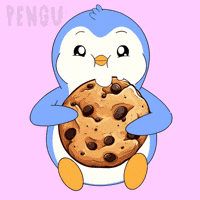 Cookie Monster Eating GIF by Pudgy Penguins