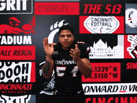 Football GIF by Cincinnati Bearcats