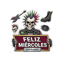 Punk Rock Halloween Sticker