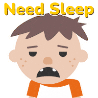 Tired Work Sticker by Woohoo Storytime