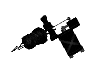 Inkvisiblemoon tattoo artist enso new tattoo tattoo machine Sticker