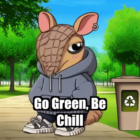 Recycle Go Green GIF by Chillo Dillo