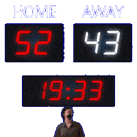 43 Away Sticker