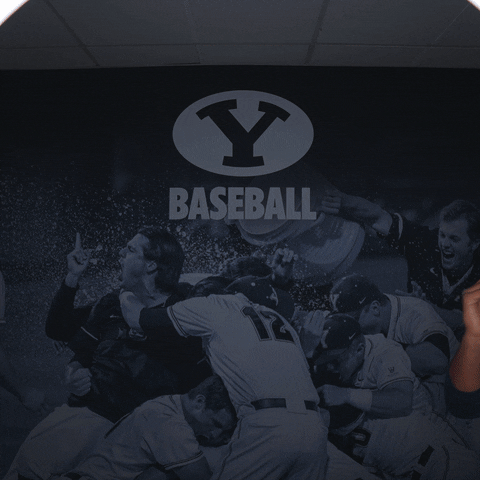 Sport Baseball GIF by BYU Cougars